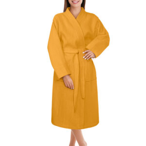 100% Cotton Waffle Texture Bathrobe for Everyone